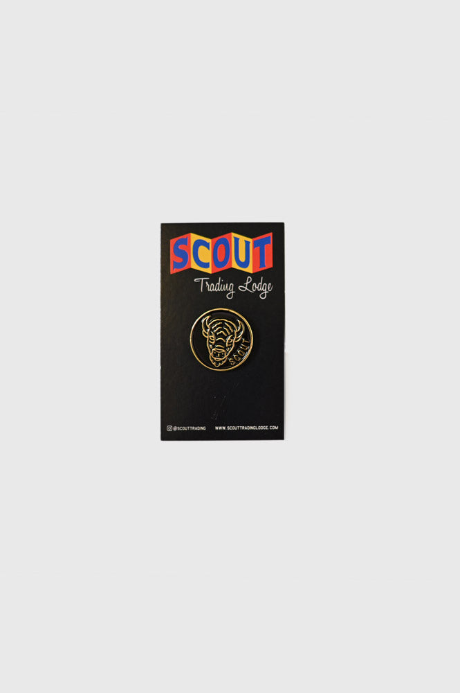 Bison Enamel Pin